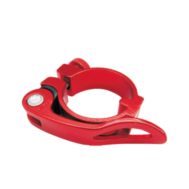 H-55 OEM bicycle part CNC machining aluminum Bicycle seat clamp MTB quick release tube seat clamp
